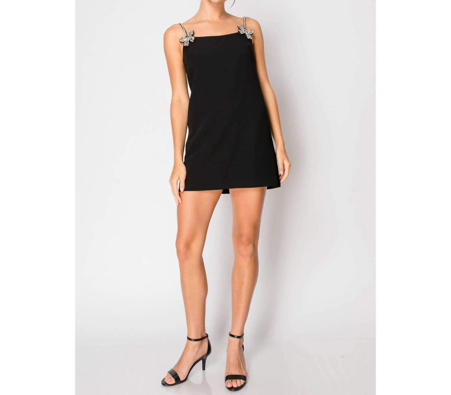 Ina Fashion - Crystal Embellished Mini Dress