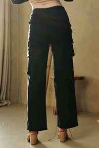 Davi & Dani - MINERAL FLAP POCKETED KNIT CARGO PANT