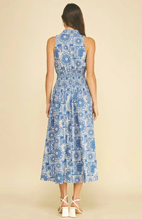 Pinch - Medallion Print Button Down Dress