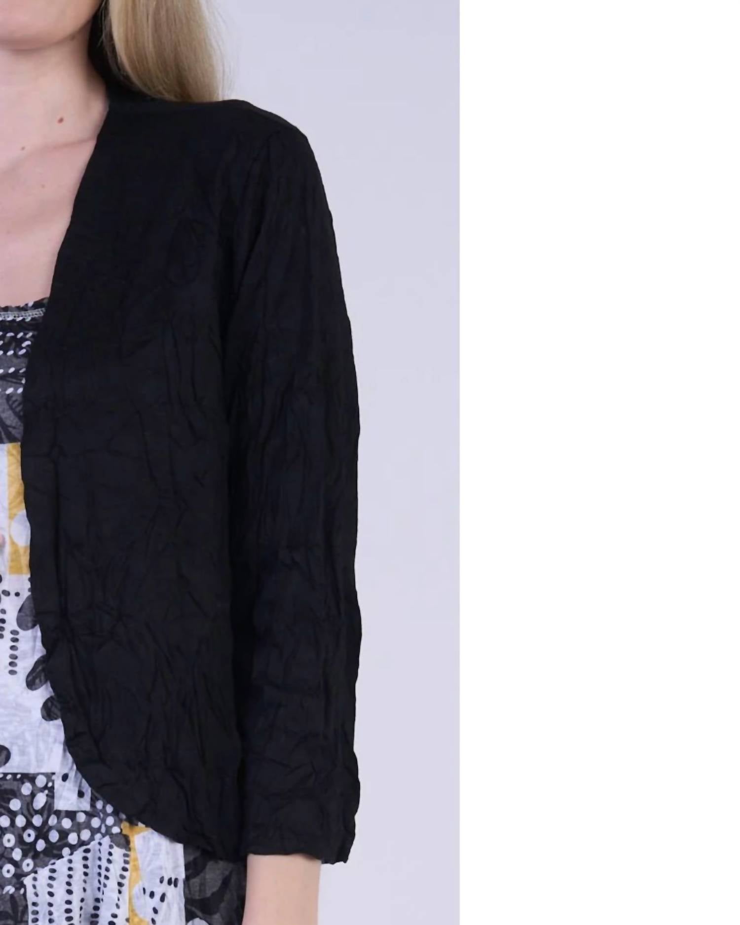 Shana Apparel - Crinkle Short Cardigan