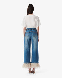 Iro - Straight Feathered Jeans