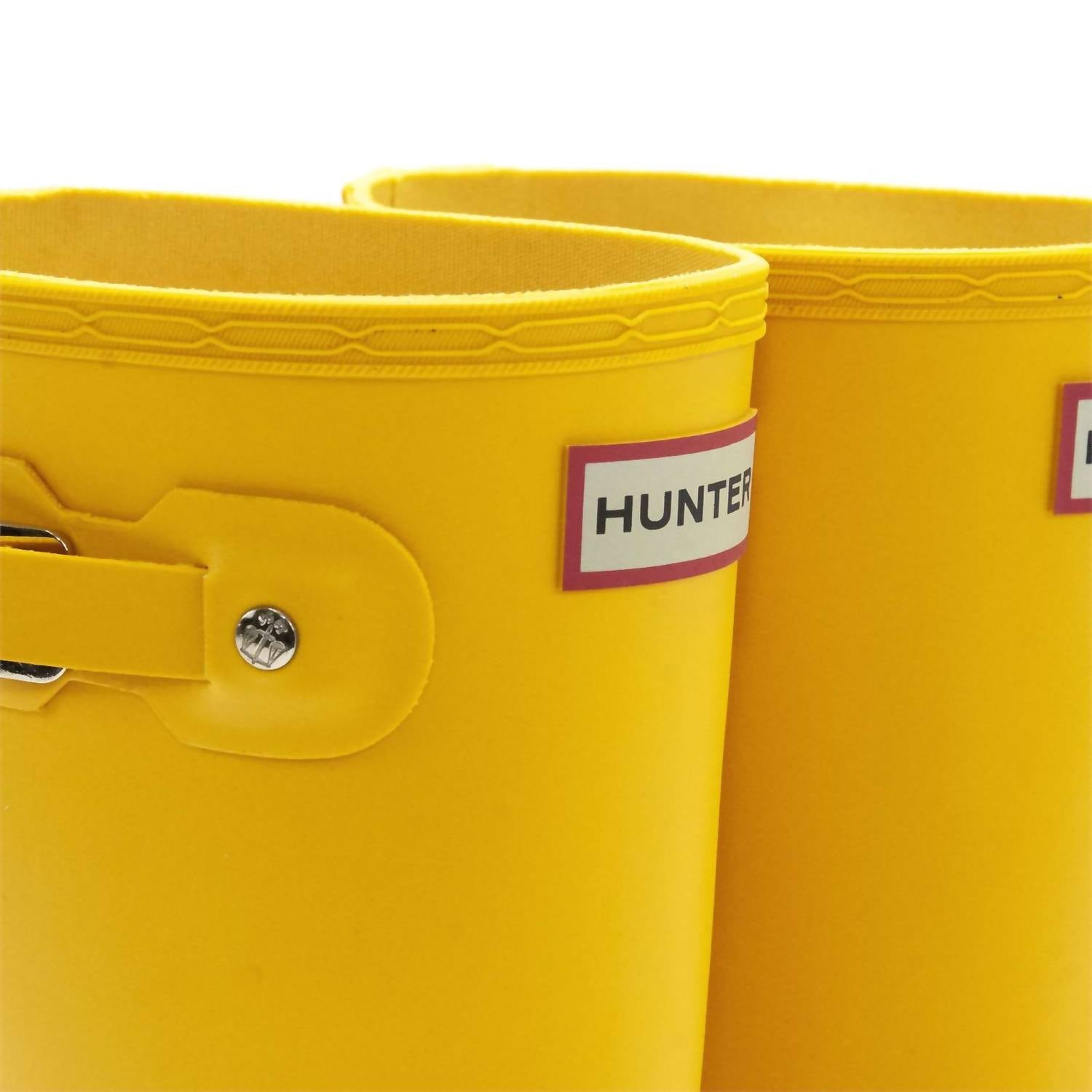 HUNTER Girls Original Rain Boots in yellow - kids' shoe - view 6