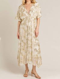 En Creme - Sands Foil Maxi Dress