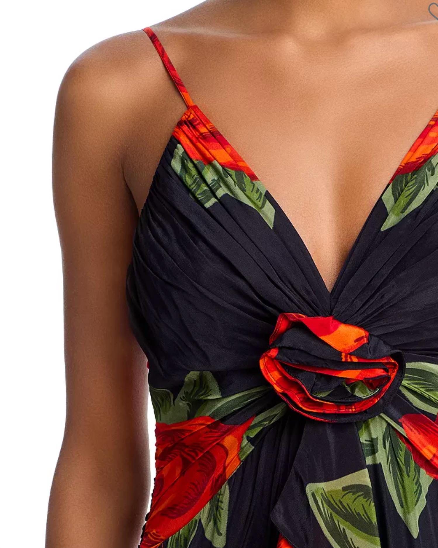 Farm Rio - Latin Roses Flower Sleeveless Dress