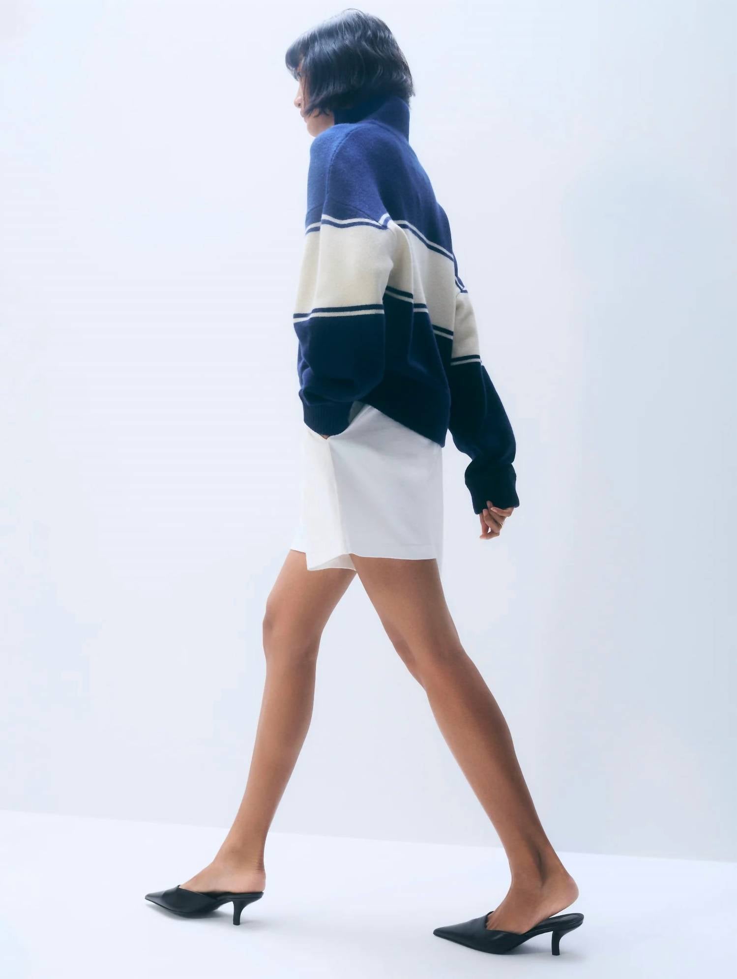White + Warren - Cashmere 1/4 Zip Sweater