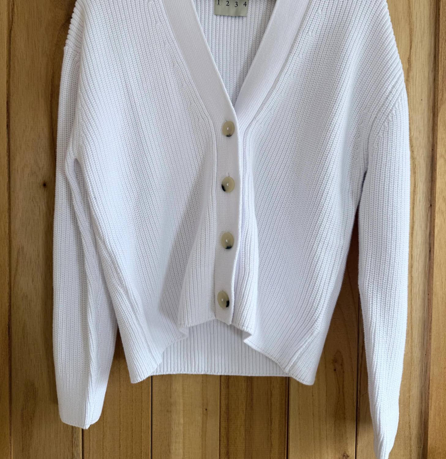 Jumper1234 - Women's Cotton Fisherman Rib Cardigan