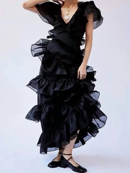 Selkie - Elfin Maxi Dress Ruffle