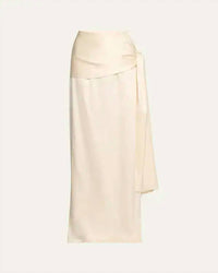 Heirlome - Mila Draped Silk Maxi Skirt
