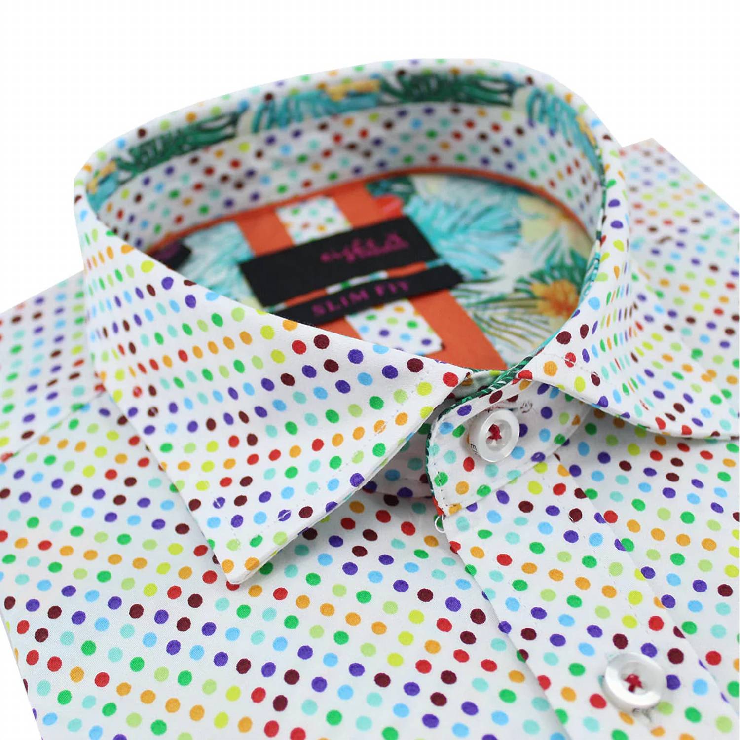 Eight X - Rainbow Dot Short Sleeve Shirt