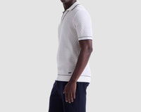 Bugatchi Uomo - Diamond Cable Polo Sweater