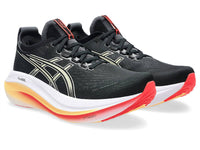 ASICS Men's Gel-nimbus 27 Running Shoes in black khaki - men's shoe - detail view
