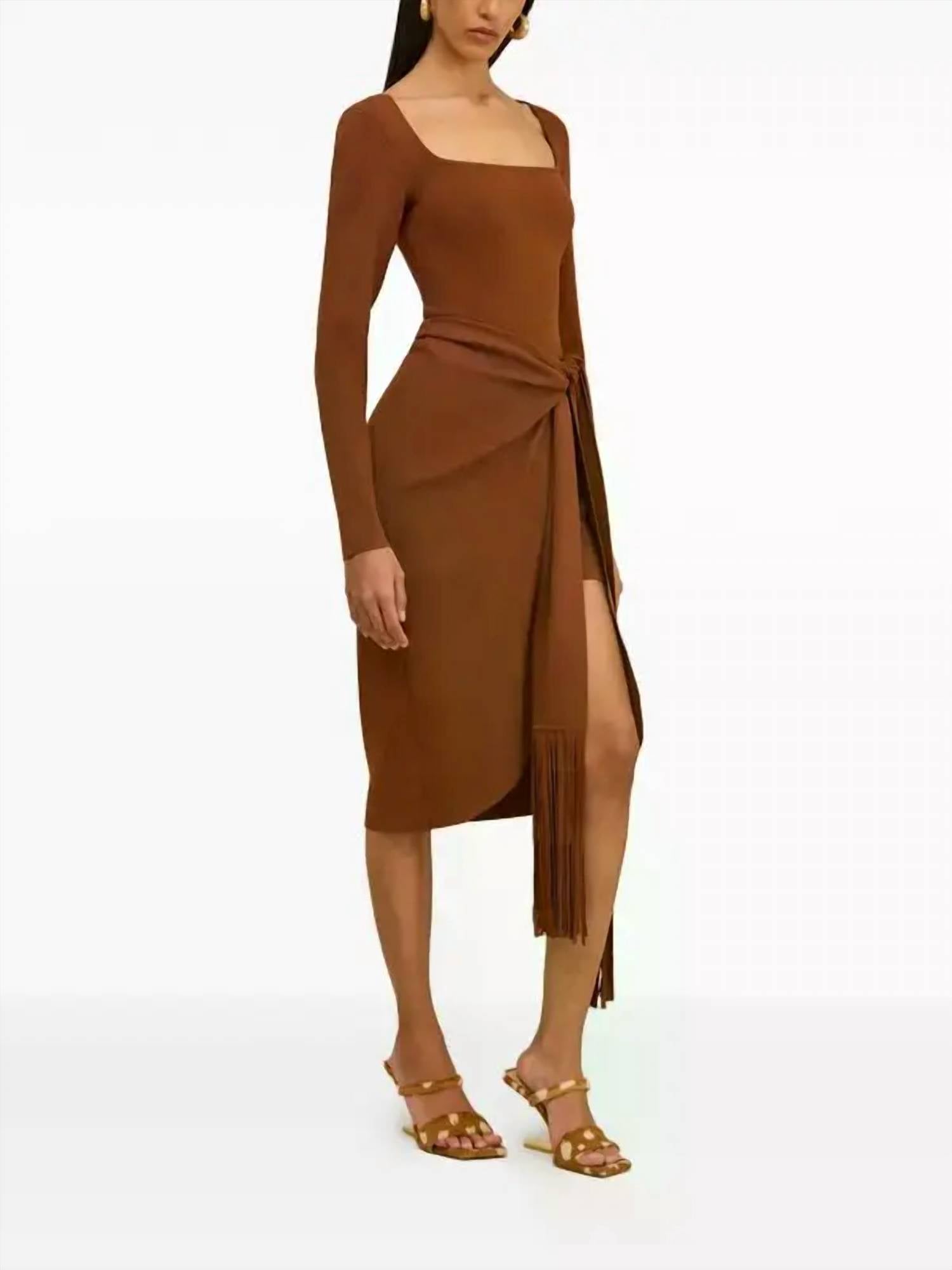 Cult Gaia - Fringe Wrap Dress