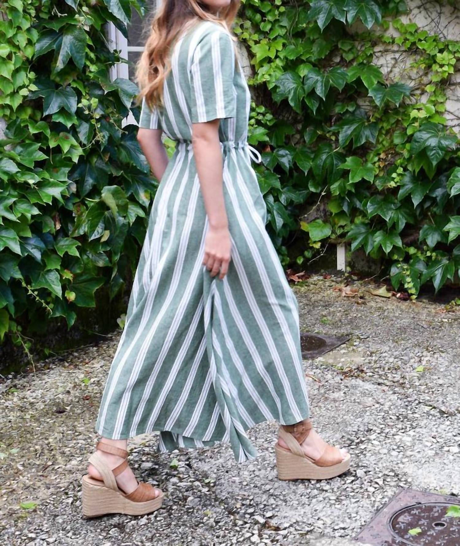 Never A Wallflower - Kelli Short Sleeve Maxi Dress