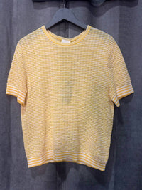 CLOSED Women's Crew Striped Top in mango - women's t-shirt
