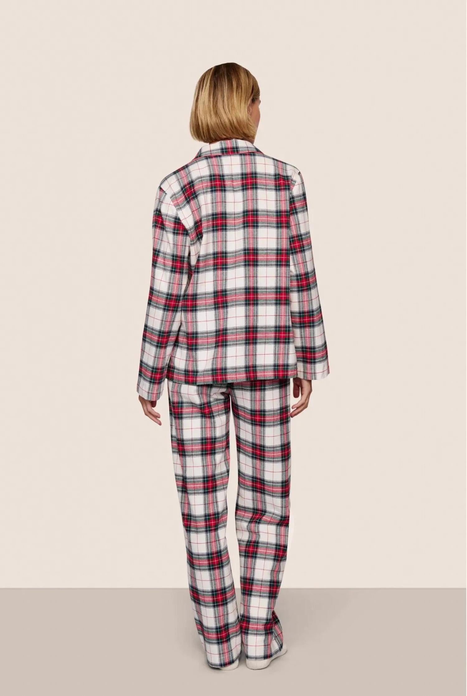 Eberjey - Flannel Long Pajama Set