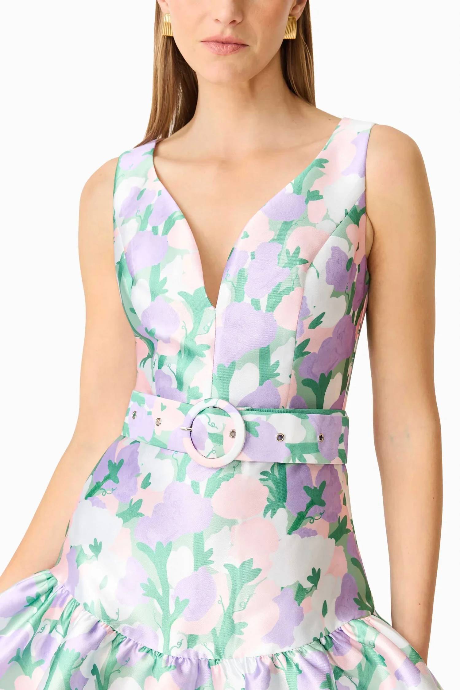Elliatt - Lavina V-neck Mini Dress