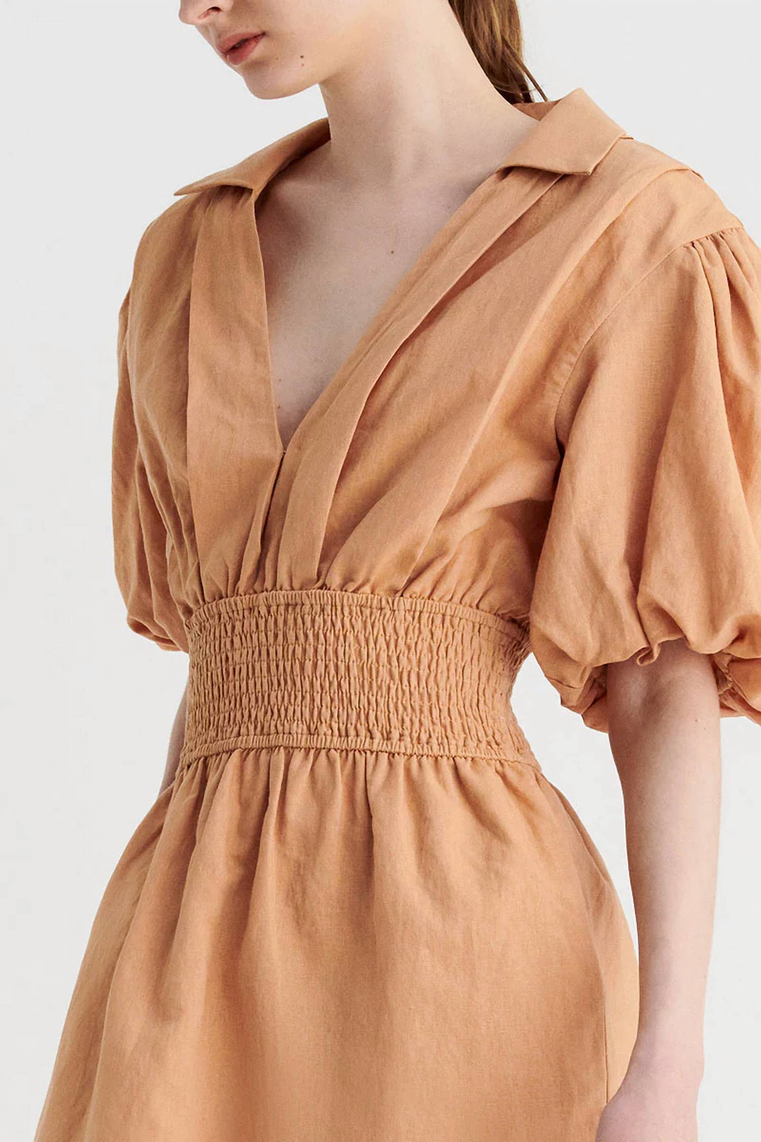 Suboo - SKYLAR SHIRRED WAIST MINI DRESS
