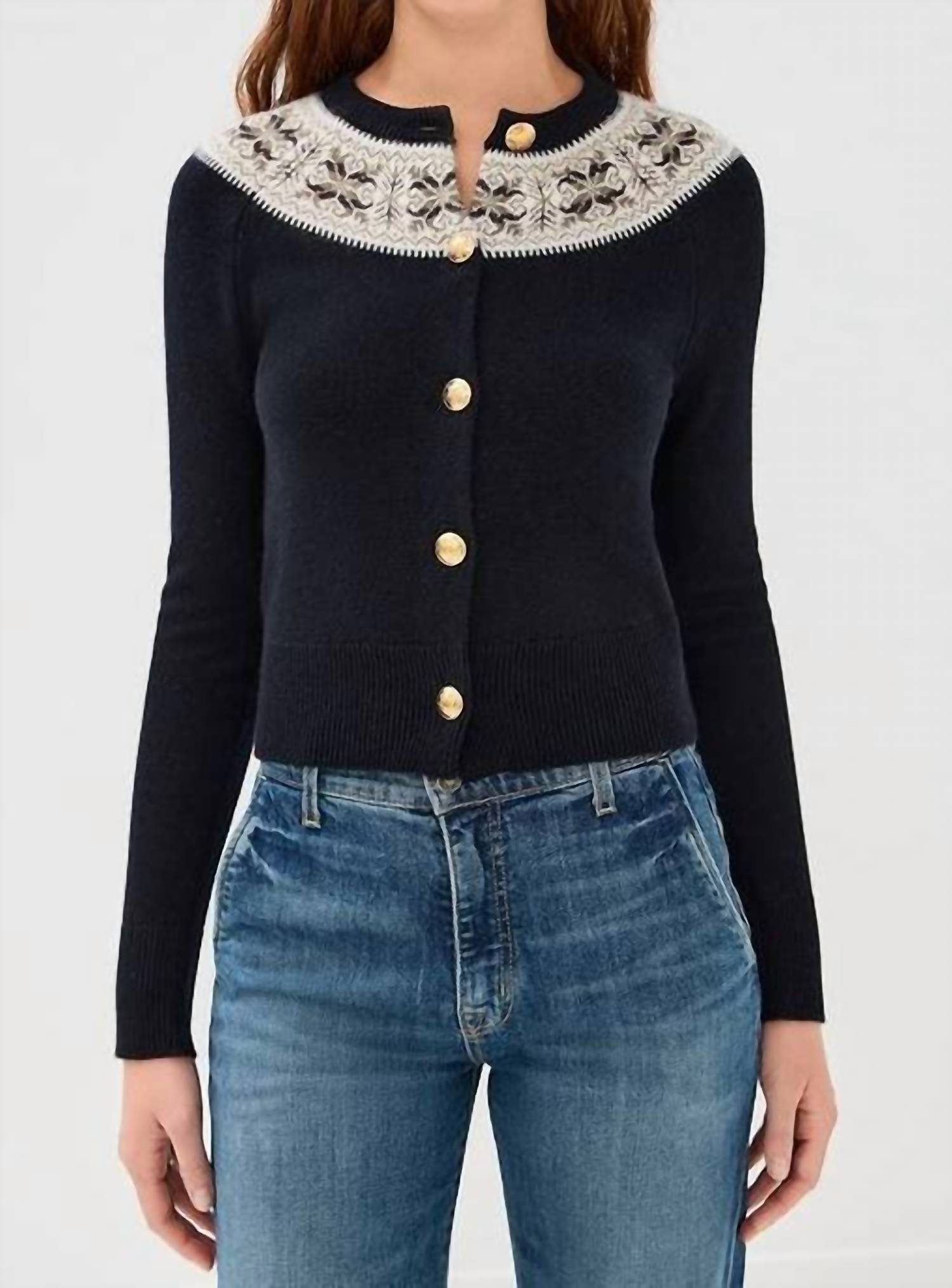 Nili Lotan - Josefa Cashmere Fair Isle Cardigan