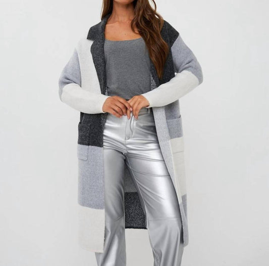 Esqualo - Long Knitted Cardigan