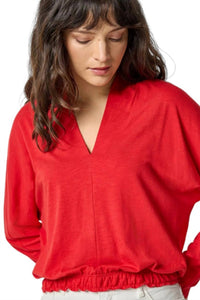 Lilla P - Shawl Collar Wedge Top