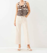 Fifteen Twenty - Women's Emery Tie-front Sleeveless Top
