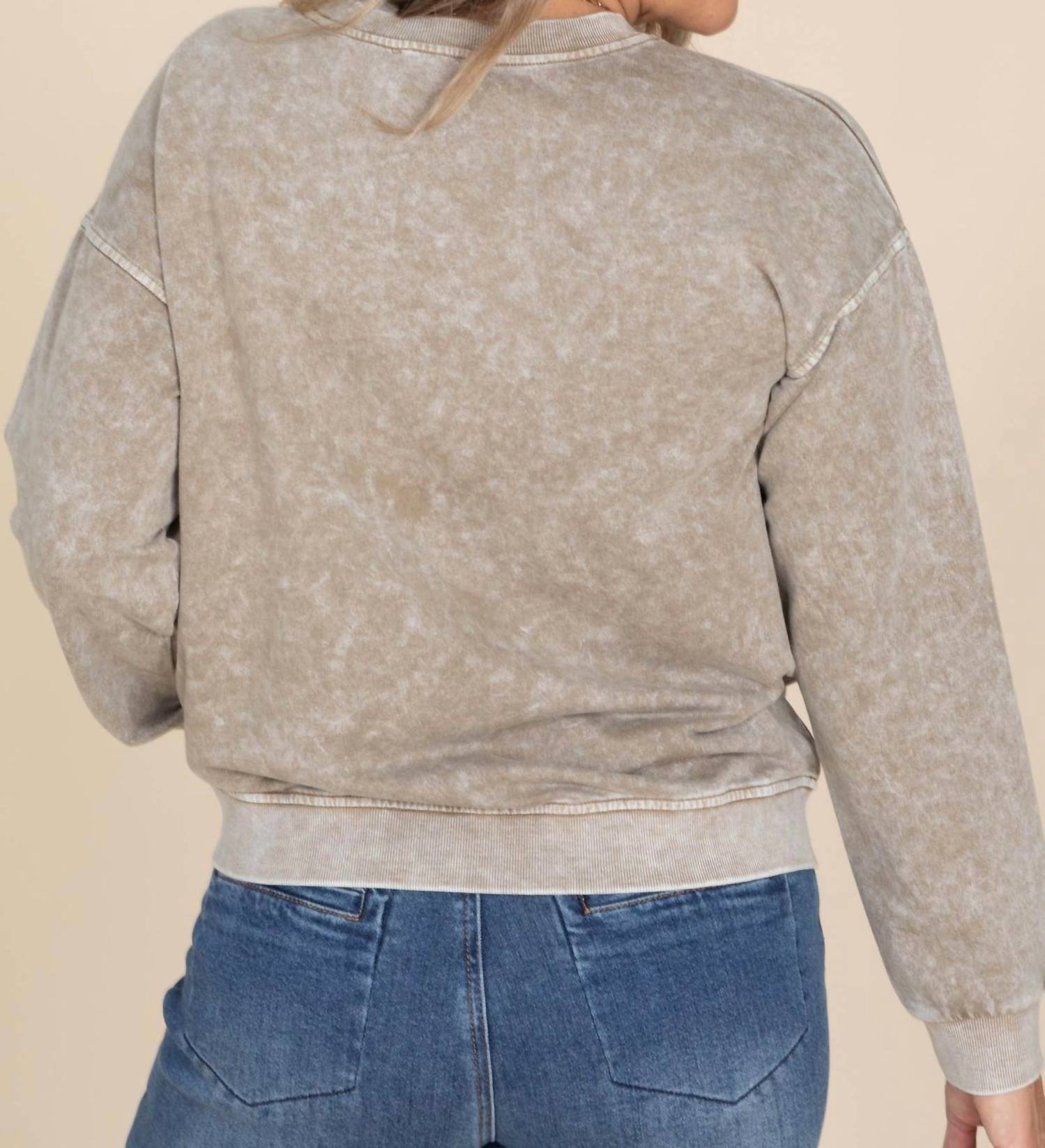 Blu Pepper - Wild West Mineral Washed Sweatshirt