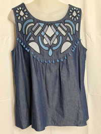 Thml - Women's Embroidered Pom Top