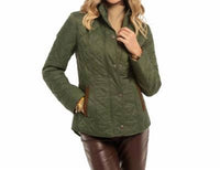 Madison Creek Outfitters Georgia Quilted Nylon Jacket in pine - women's jacket