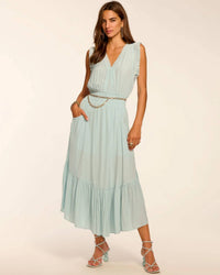 Ramy Brook - Coco Smocked Sleeveless Dress