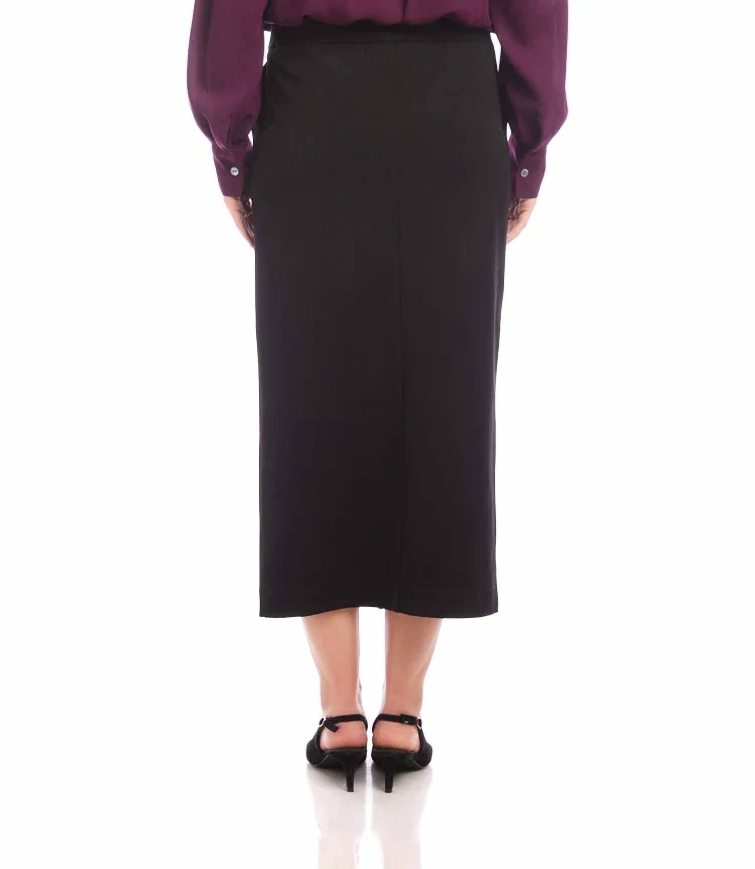 Karen Kane - Lizabeth Front Slit Skirt