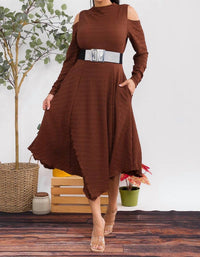 Karen T Design - Bubble Textured Midi Dress