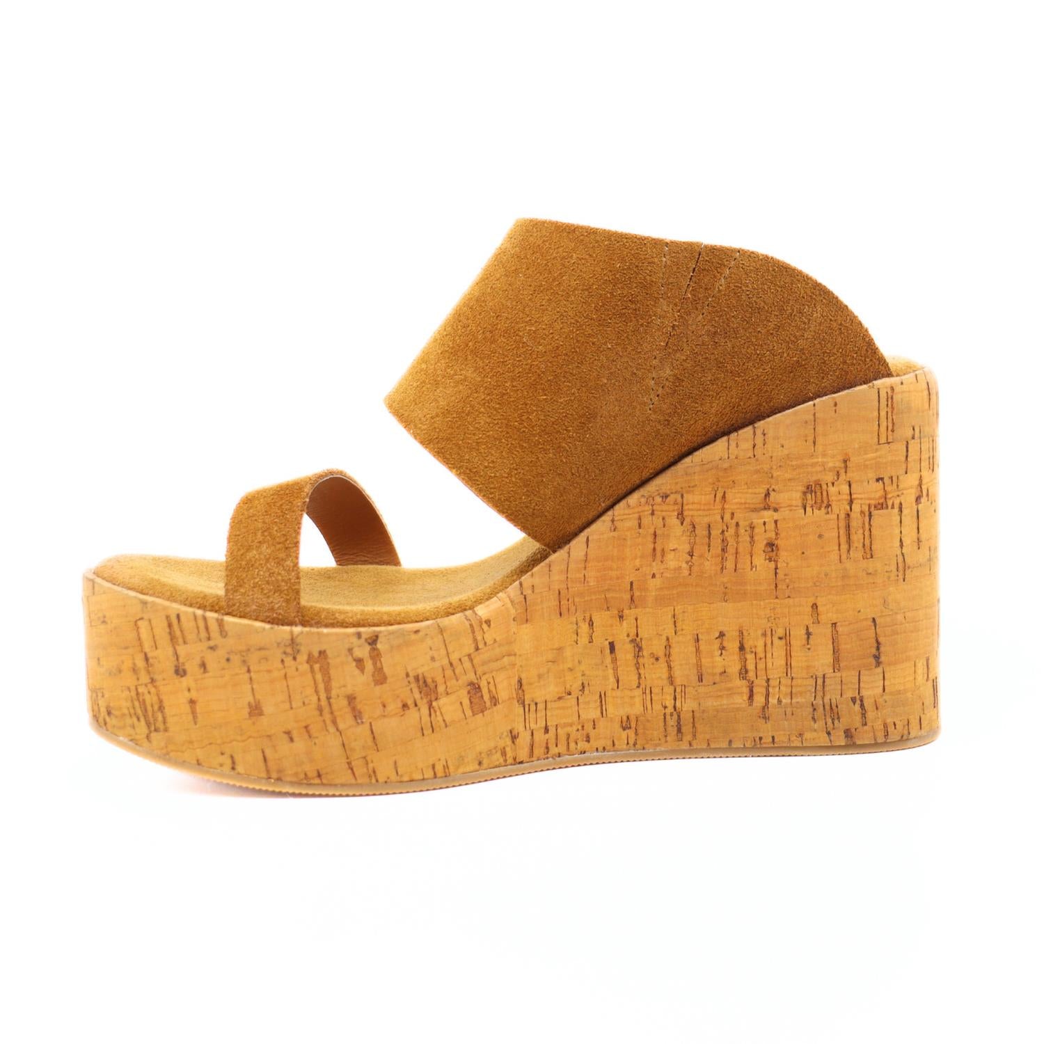 Antelope - Women's Aurora Cork Wedge Sandals