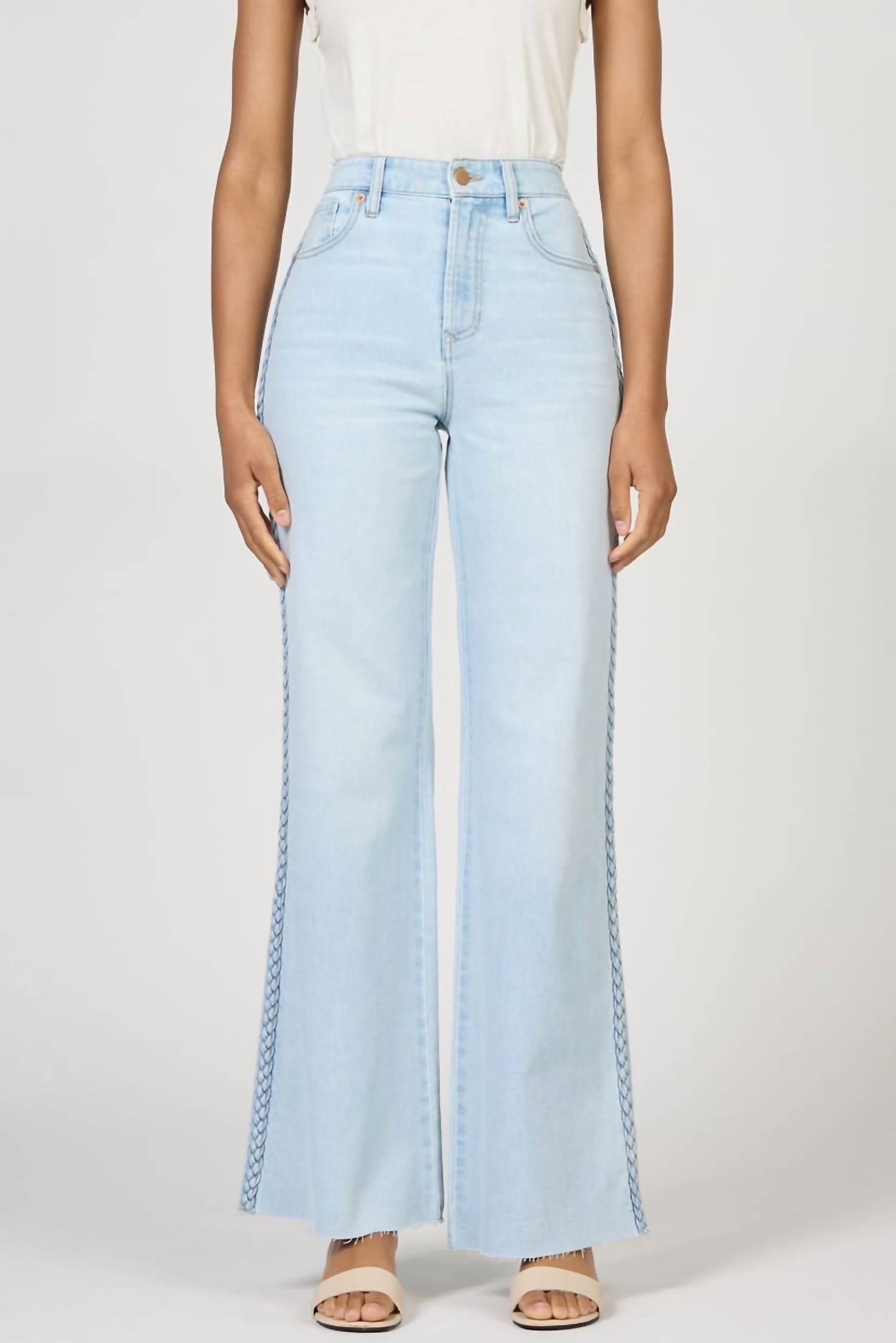 Dear John Denim - Fiona High Rise Side Seam Braid Jeans
