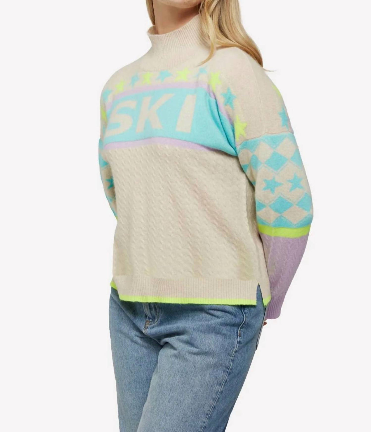 Brodie Cashmere - Alpine Ski Cashmere Mock Neck Sweater