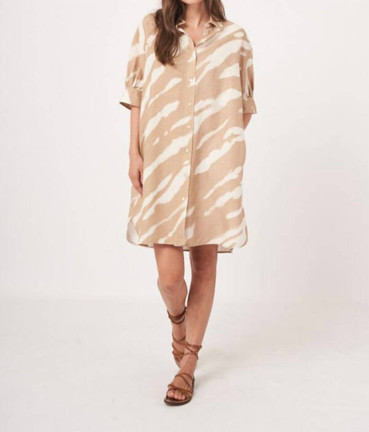 Repeat Cashmere - Women's Linen Blend Dress