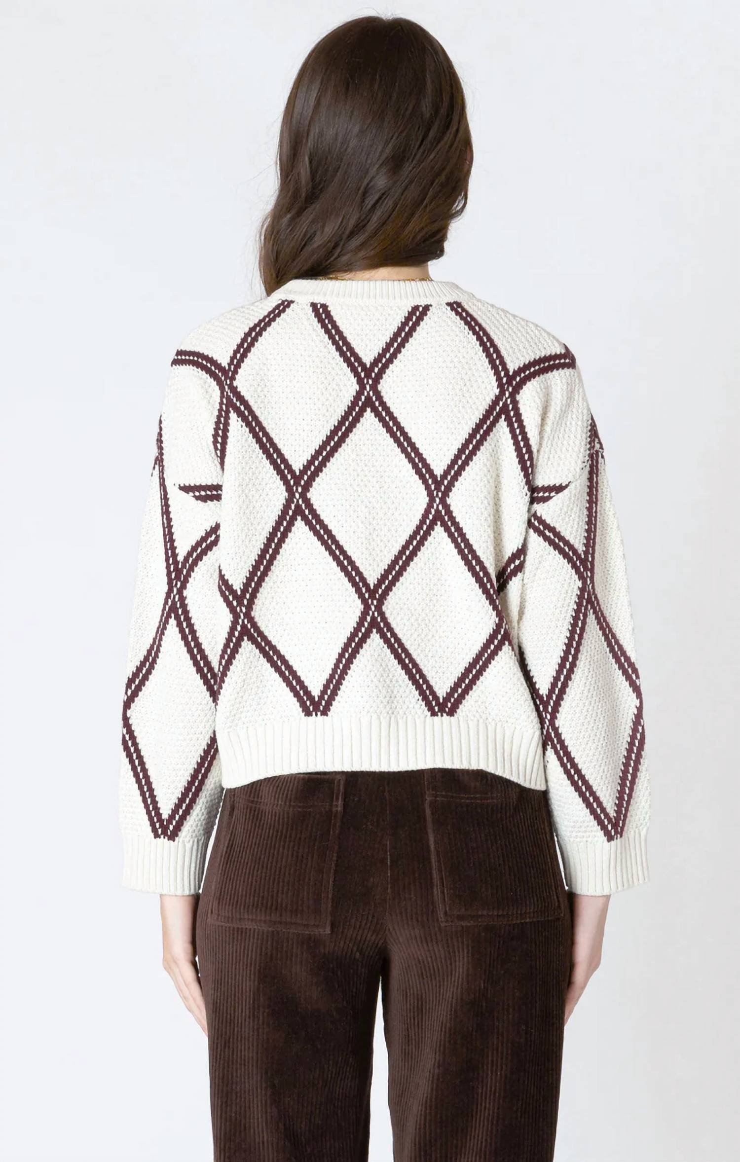 Dex - Diamond Check Sweater