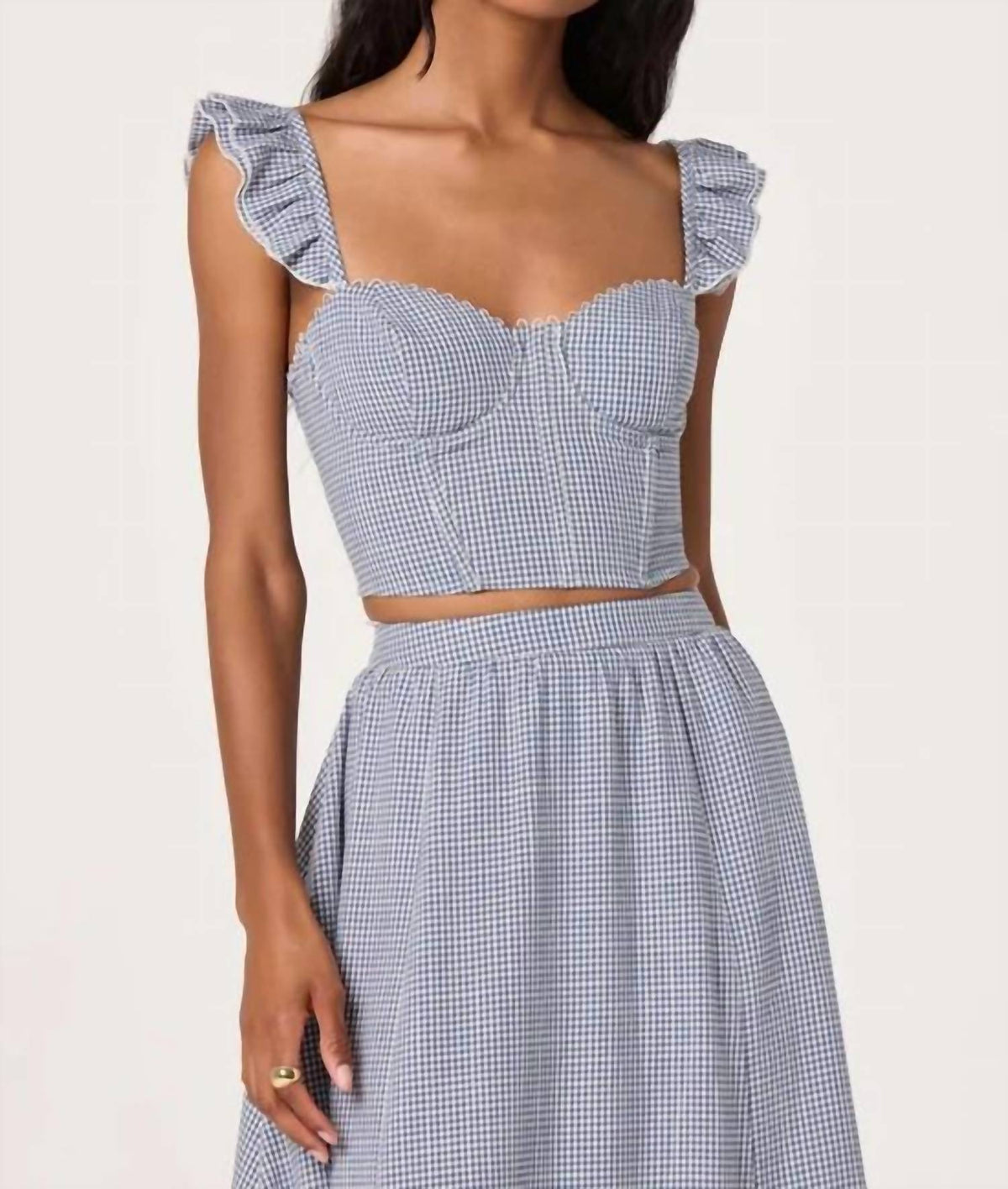Astr - Wedelia Corset-lace Bustier Top