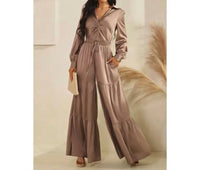 The Sang - Midnight Luxe Wide-Leg Jumpsuit