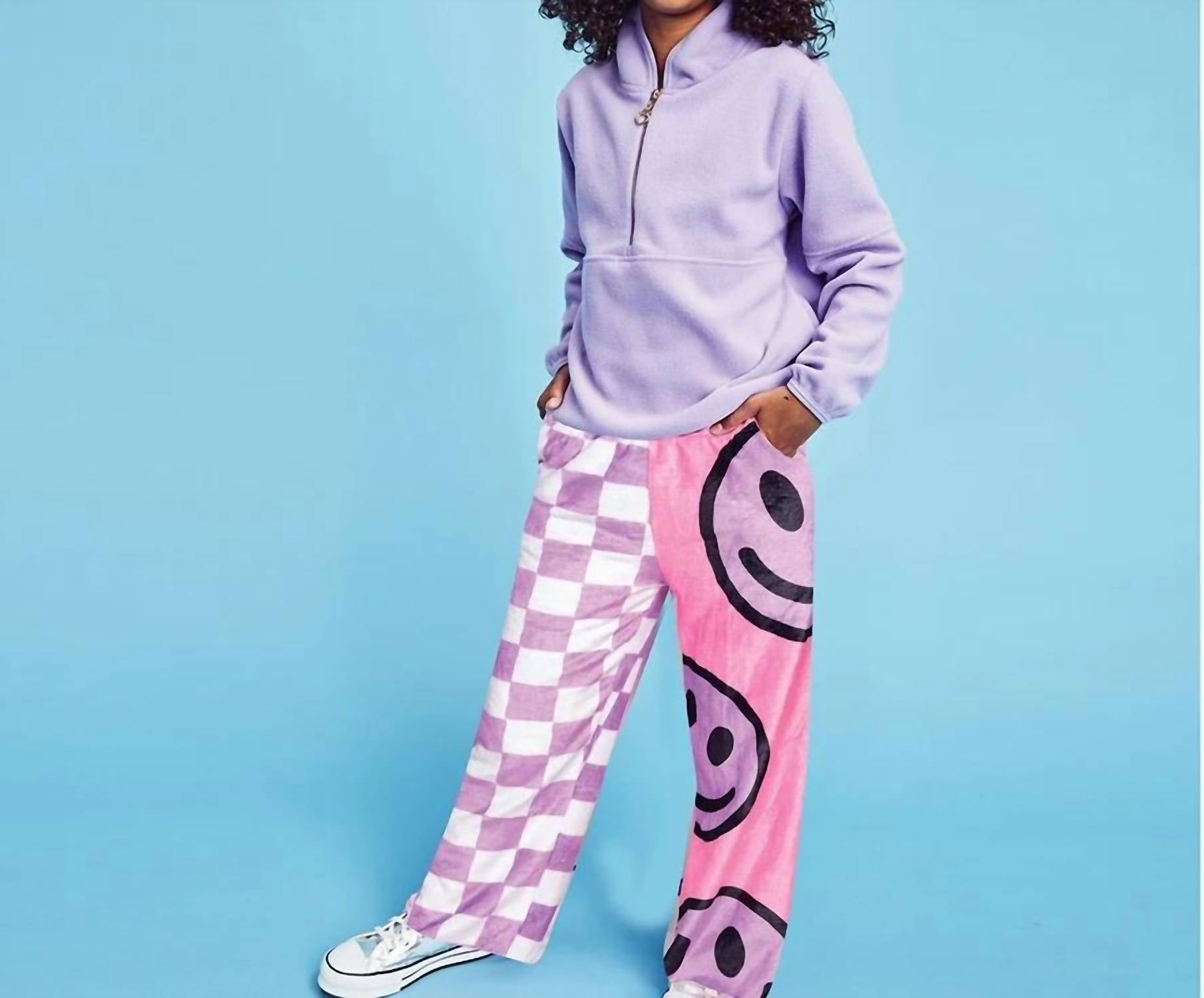 Iscream - Checkered Smiles Plush Pant