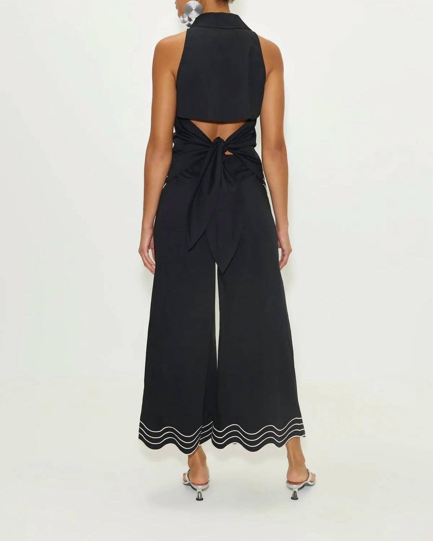 Simon Miller - Wavy Cropped Poplin Pant