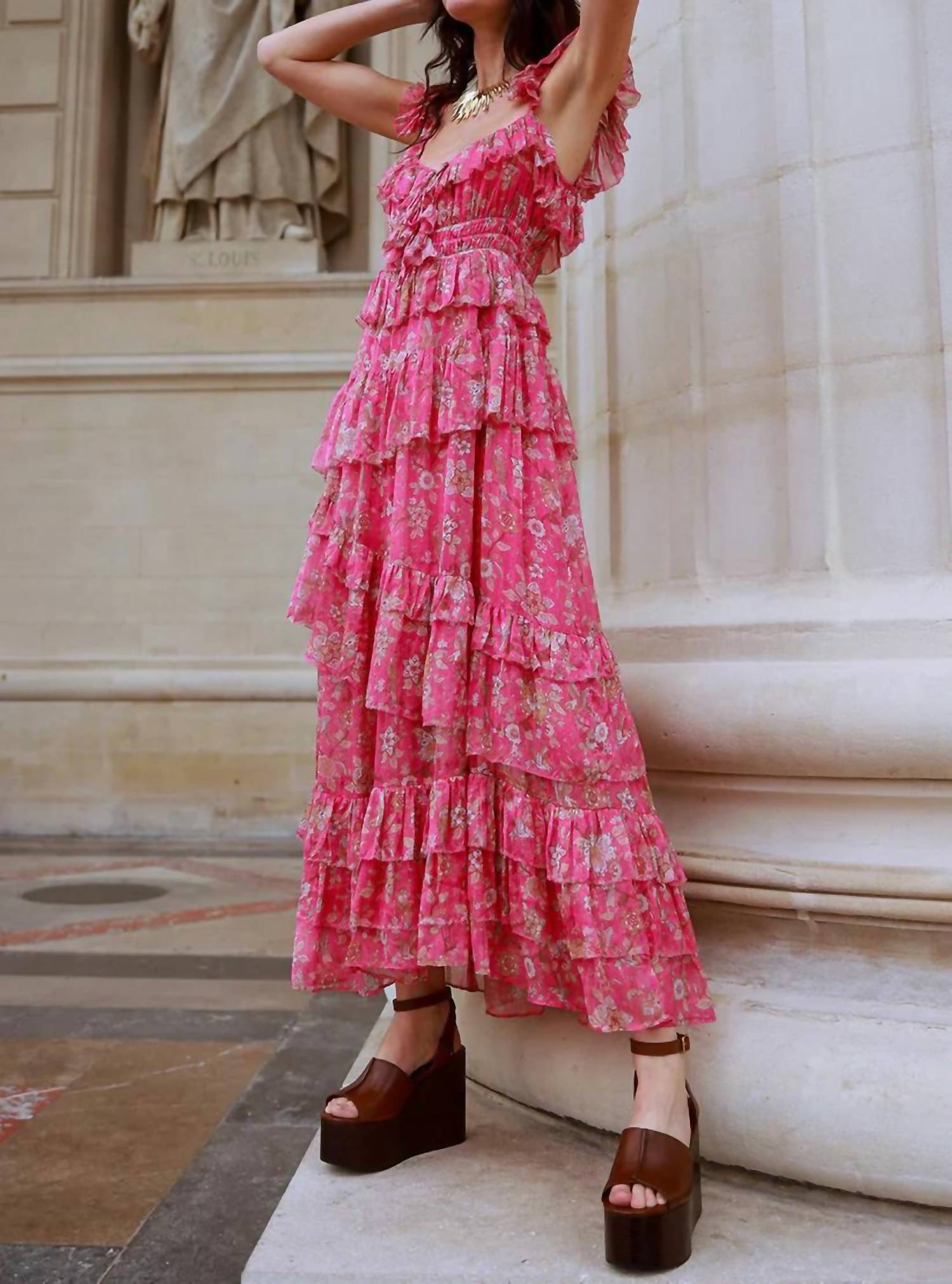 Strawberry Paris - Corinne Maxi Dress