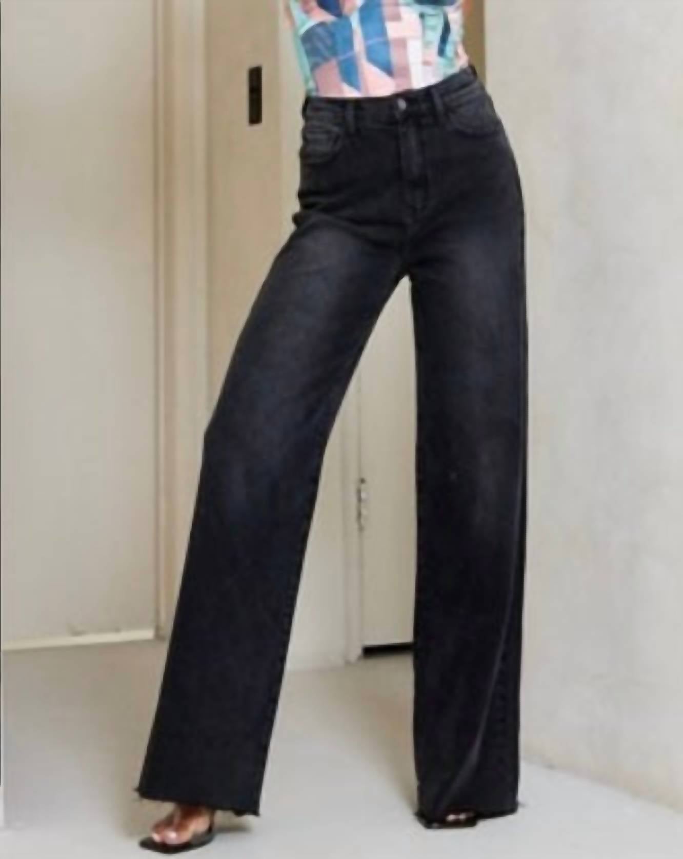Vibrant M.I.U - Vintage Wide Leg Denim Jeans