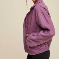 Listicle - Denim Quilted Jacket