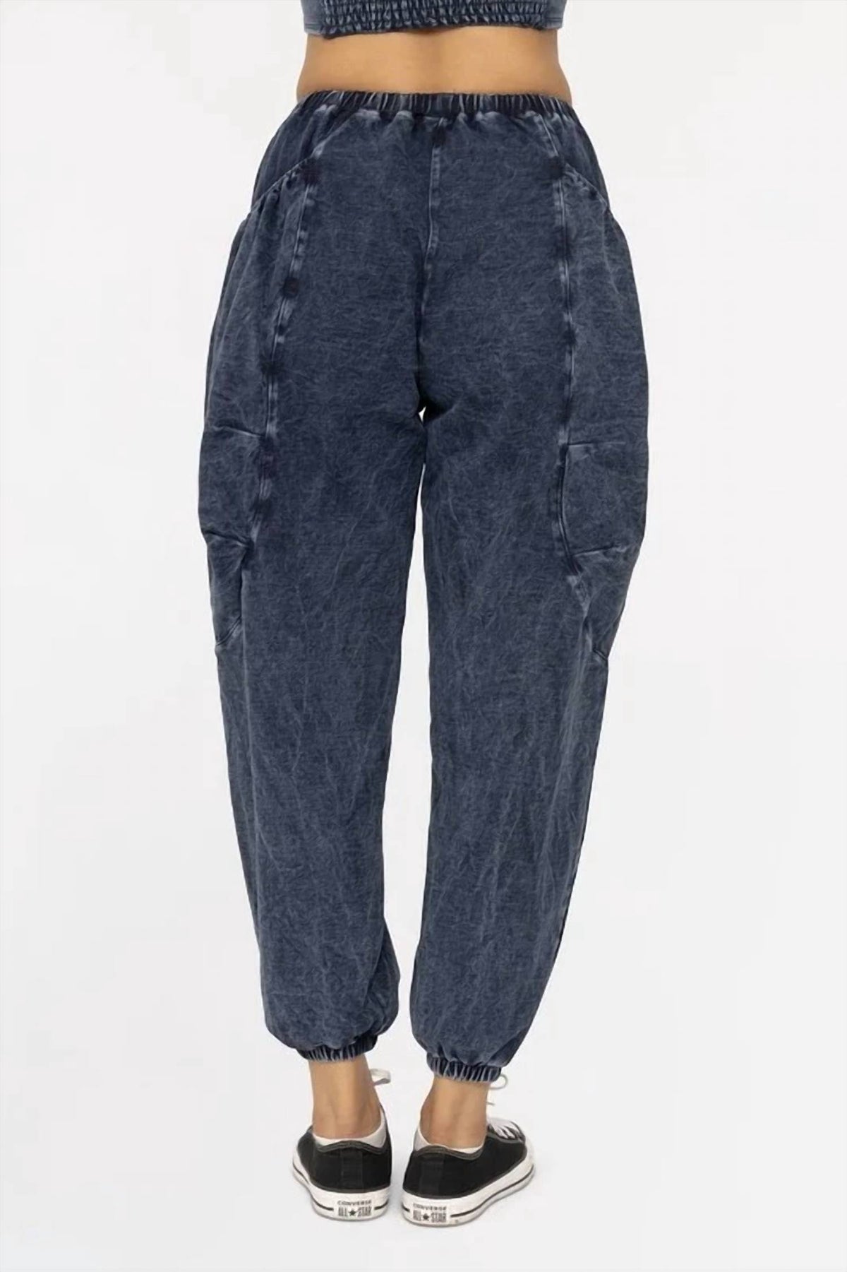 Surelymine - Harlow Mineral Wash Balloon Cargo Pants