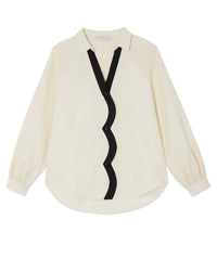 Never Fully Dressed - Mono Scallop Miley Shirt