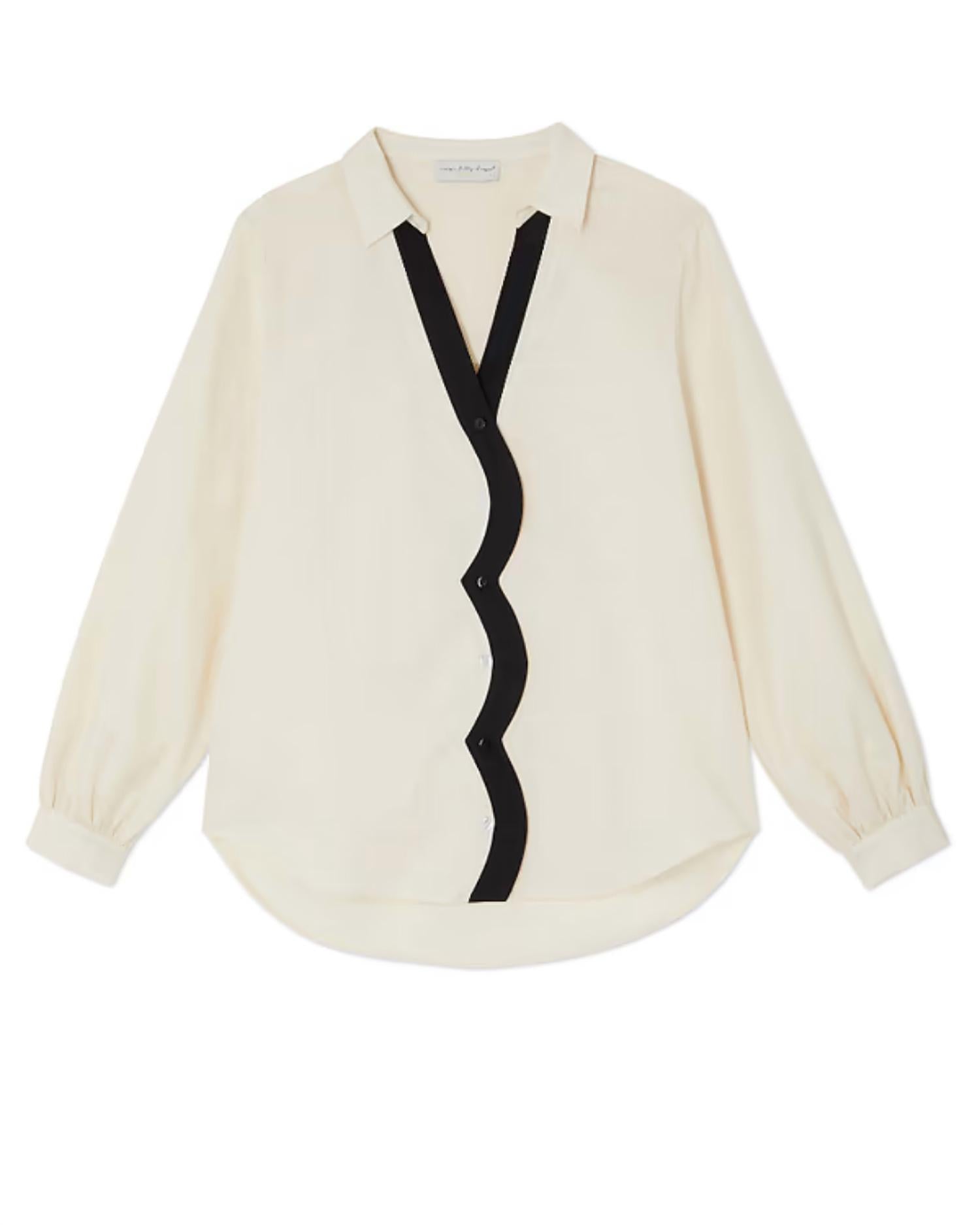 Never Fully Dressed - Mono Scallop Miley Shirt