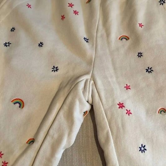 Something Navy - Women's Rainbow Embroidery Sweatpants