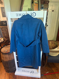 7 For All Mankind Women's Cocoon Swing Coat in ink - women's jacket - detail view