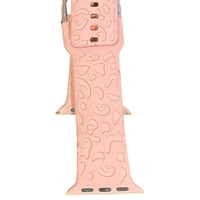 Strawberry Avocados - Women's Leopard Engraved Waterproof Adjustable Apple Watch Band