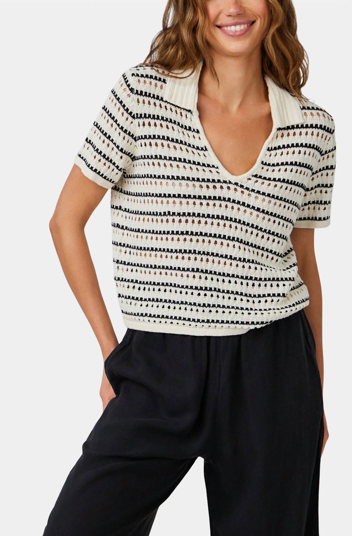 Bella Dahl - Collared Popover Sweater